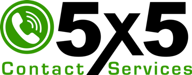5x5 Contact Services Logo